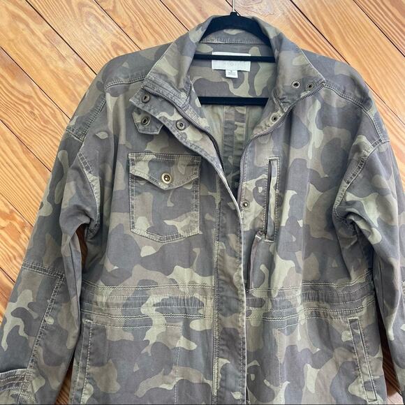 Anthropologie Marrakech Camo Utility Anorak Jacket Small - Picture 4 of 9